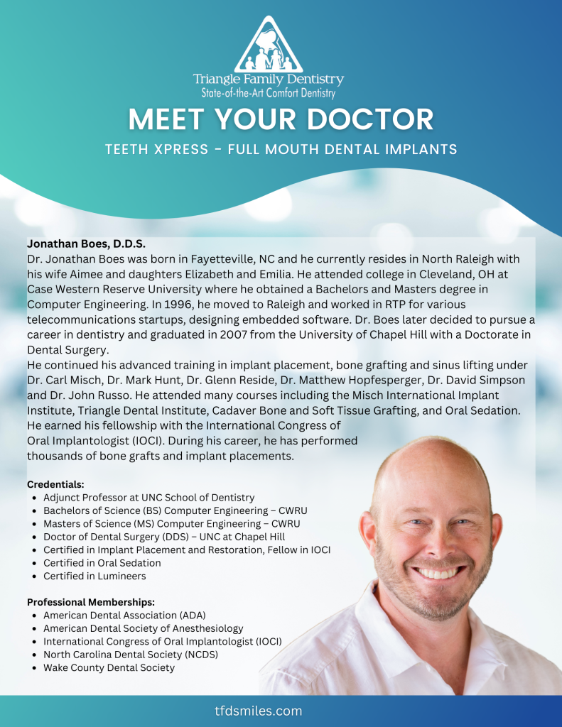 Dr. Jonathan Boes - Triangle Family Dentistry