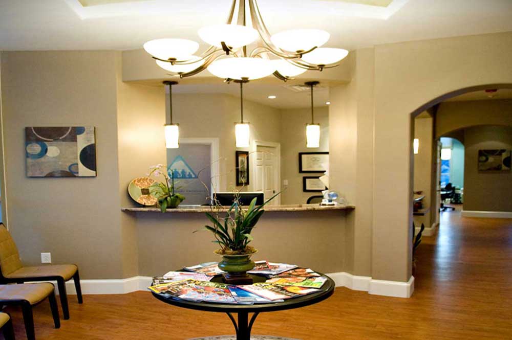Front lobby area at Triangle Family Dentistry (Morrisville)