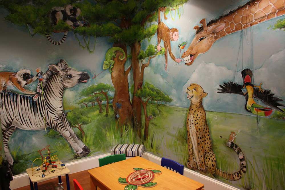 The kids area at Triangle Family Dentistry (Morrisville)