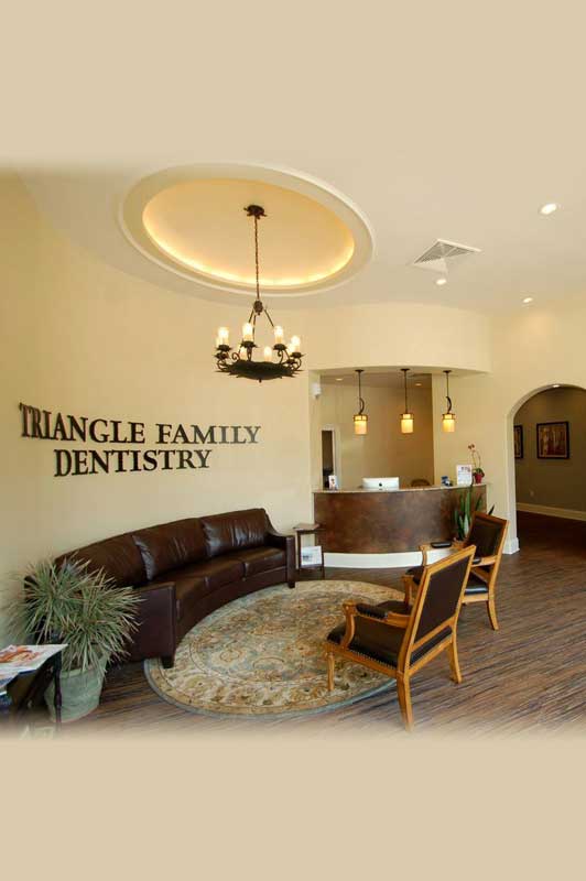 Waiting room area of Triangle Family Dentistry's Wake Forest - Rogers Rd. location