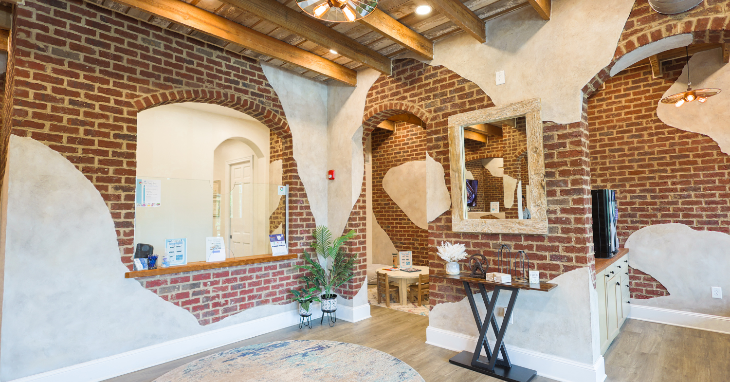 Triangle Family Dentistry - Apex (Green Level) Interior Front Desk