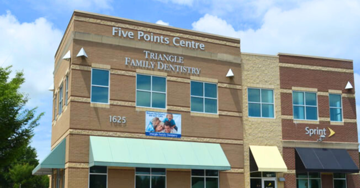 Exterior of Triangle Family Dentistry's Fuquay Varina location