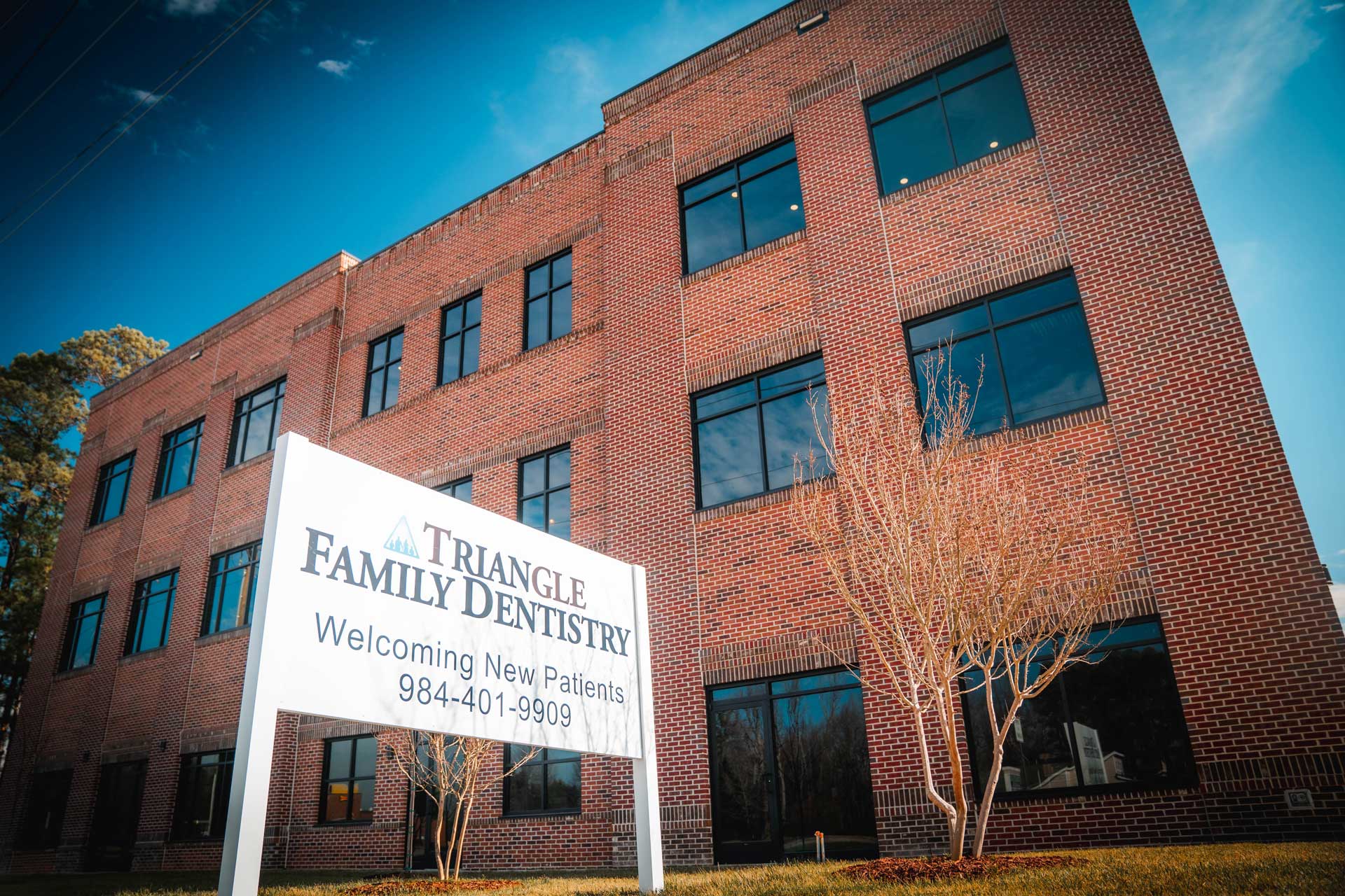 Triangle Family Dentistry (Rolesville) Exterior with Sign