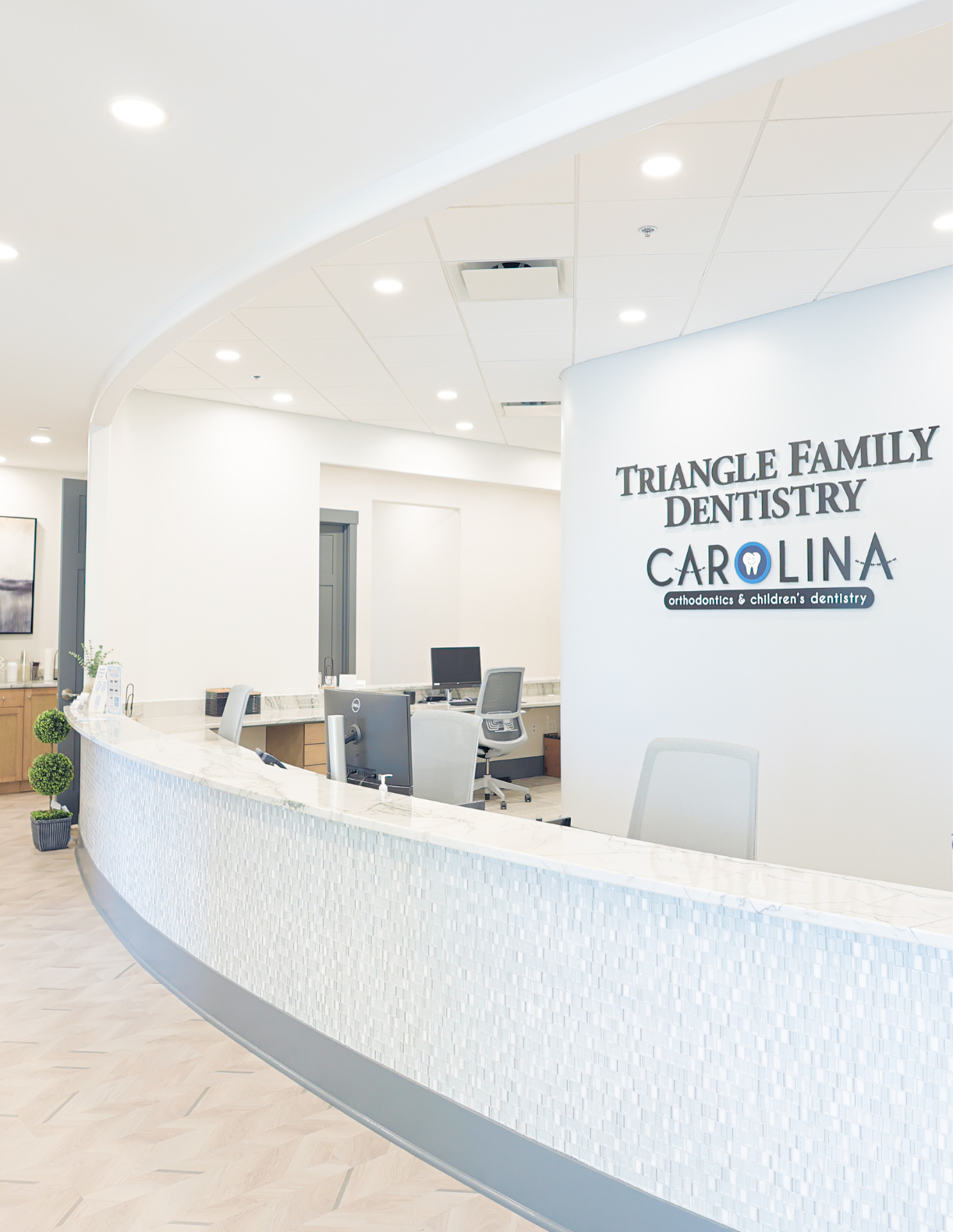 Triangle Family Dentistry front desk
