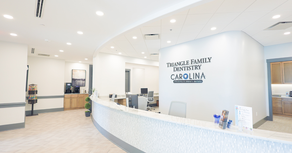 Triangle Family Dentistry / COCD front lobby desk